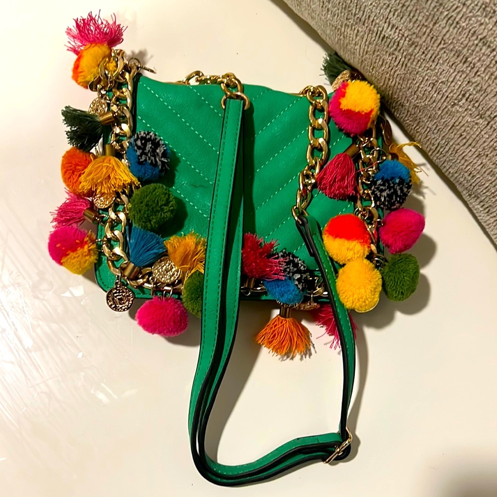 Aldo mini handbag with tassels